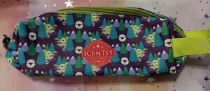 Scentsy Kids zippered pouch Forest and Lamb Pattern NEW Cute as kids Pencil Case